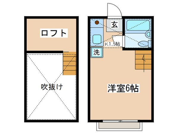 ア－バンフラッツ中野島の物件間取画像